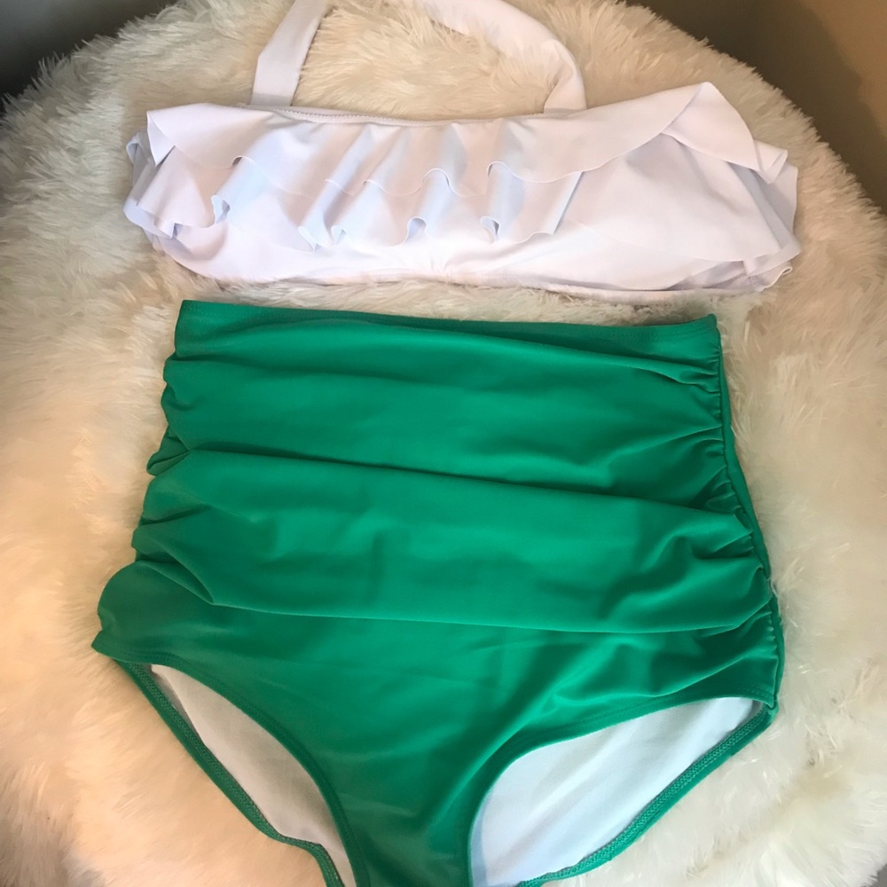 New without tags, high waist bathing suit